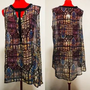 HotTopics Women’s Tank ~ 25 inches armpit to armpit.